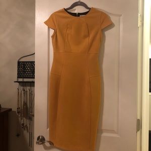 Mustard yellow dress